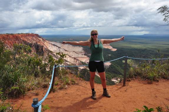 No mirante do Espírito Santo, ponto de observação das dunas do Jalapão - TO